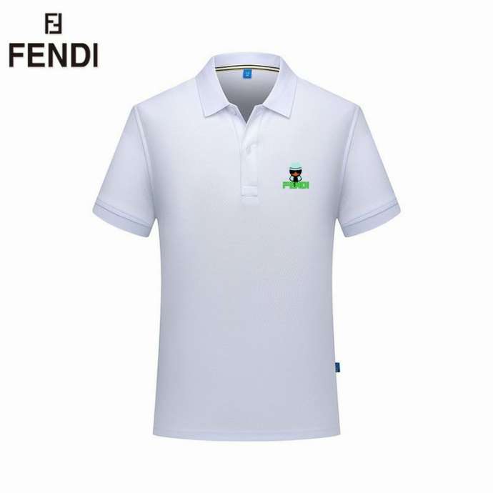 Picture of Fendi Polo Shirt Short _SKUFendiM-3XL25tn2120213
